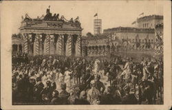 The German troops in Berlin Postcard