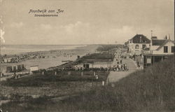 View of the Beach Noordwijk aan Zee, Netherlands Benelux Countries Postcard Postcard