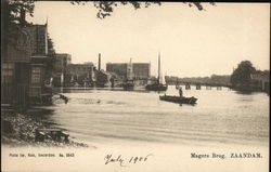 Magere Brug Zaandam, Netherlands Benelux Countries Postcard Postcard