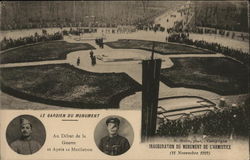 Inauguration of the Armistice Monument Compiegne, France Postcard Postcard