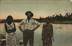 The discovery of the Chagres River by the good old USA Panama Postcard Postcard