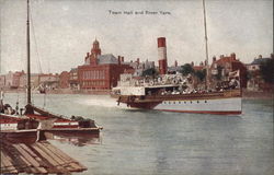 Town Hall and River Yare Great Yarmouth, England Norfolk Postcard Postcard