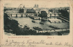 General View from the Louvre Postcard