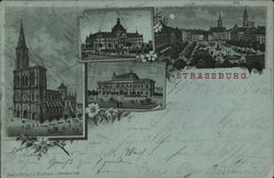 Greetings from Strassburg Strasbourg, France Postcard Postcard