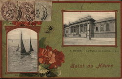 Le Palais de Justice Le Havre, France Postcard Postcard