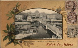 La Bourse Le Havre, France Postcard Postcard