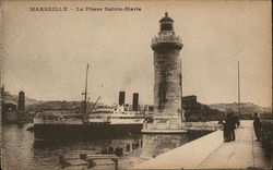 Le Phare Sainte-Marie Marseille, France Postcard Postcard