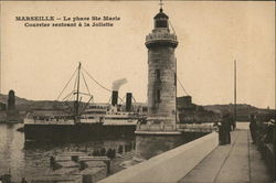 Lighthouse Ste. Marie Postcard