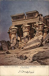 The Temple of Kom-Ombo Egypt Africa Postcard Postcard