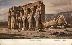 Ramesseum at Thebes Postcard