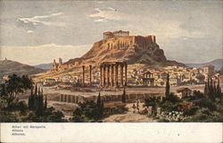 The Acropolis Athens, Greece Greece, Turkey, Balkan States Postcard Postcard