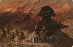 The Sphinx in Simoom Postcard