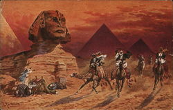 The Great Sphinx of Giza Nazlet El-Semman, Egypt Africa Postcard Postcard