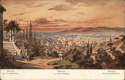 Messina before the catastrophe Postcard