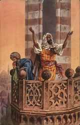 Mueddins calling to prayer Postcard