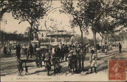 La Place Gambetta Mascara, Algeria Africa Postcard Postcard