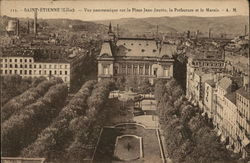 La Place Jean-Jaures, La Prefecture et Le Marais Saint-Etienne, France Postcard Postcard