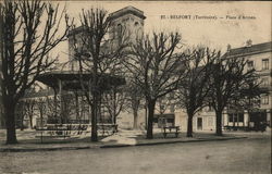 Place d'Armes Belfort, France Postcard Postcard