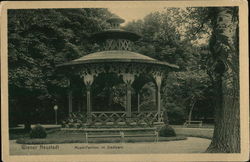 Band Stand, Stadtpark Wiener Neustadt, Austria Postcard Postcard