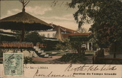 Jardim do Campo Grande Lisbon, Portugal Postcard Postcard Postcard