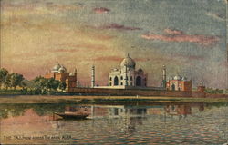 The Taj from Across the River Postcard