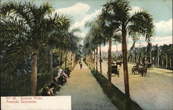 Avenida Sarmiento Postcard