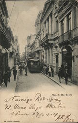 Sao Bento Road Rio de Janeiro, Brazil Postcard Postcard