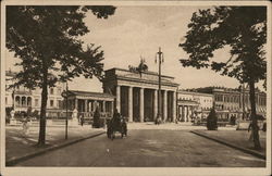 Brandenburger Tor Berlin, Germany Postcard Postcard