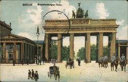 Brandenburger Tor Berlin, Germany Postcard Postcard