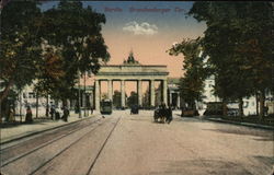 Berlin, Bradenburger Tor Postcard