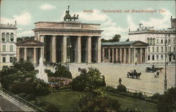 Pariserplatz and Brandenburger Tor Postcard