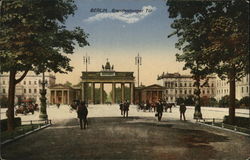 Brandenburger Tor Berlin, Germany Postcard Postcard