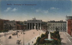 Brandenburg Gate Berlin, Germany Postcard Postcard