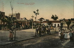 Plaza de Farinas La Linea, Spain Postcard Postcard Postcard