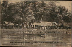 Village by a River Dakar, Senegal Africa Postcard Postcard