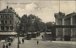 Zeevischmarkt Rotterdam, Netherlands Benelux Countries Postcard Postcard