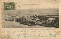 View of Harbor Postcard