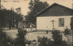 Mława Peplowka - Border Guard World War I Postcard Postcard