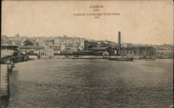 Lisboa Fabrica D'energia Electrica Lisbon, Portugal Postcard Postcard Postcard