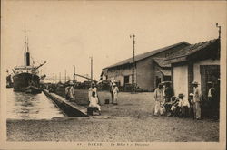 DAKAR - Le Mole et Douane Senegal Africa Postcard Postcard