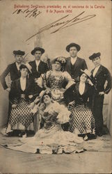 Sevillian Dancers Seville, Spain Postcard Postcard Postcard