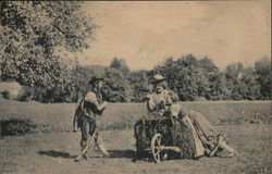 Young people having a time out Postcard Postcard