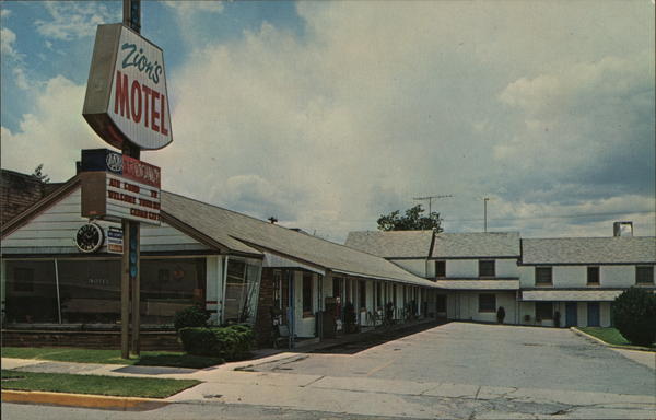 Zion Motel Cedar City, UT Postcard