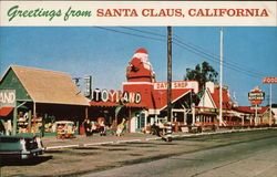 Greetings from Santa Claus, California Postcard