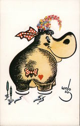 Hippo Hamburgers San Francisco, CA Postcard Postcard Postcard