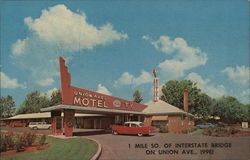 Union Avenue Motel Postcard