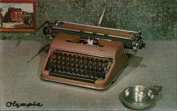 Olympia Typewriter Postcard