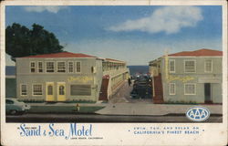 World Famous Sand and Sea Motel Long Beach, CA Postcard Postcard Postcard