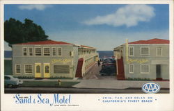 Sand and Sea Motel Postcard