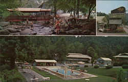 Brookside Motel and Ranch House Gatlinburg, TN Postcard Postcard Postcard